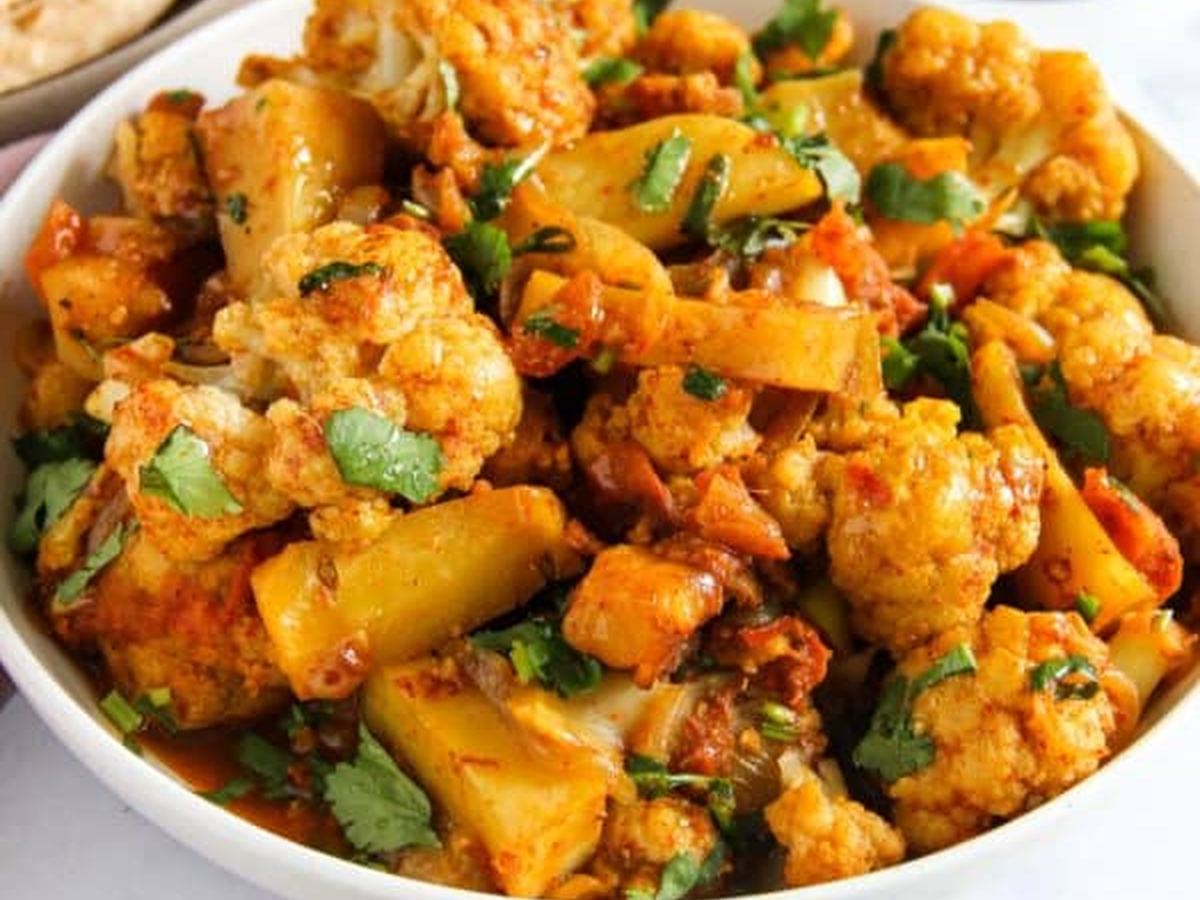 Aloo Gobi (potet blomkål røre)