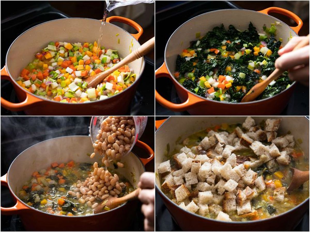 Autentisk toskansk Ribollita-suppe i Instant Pot