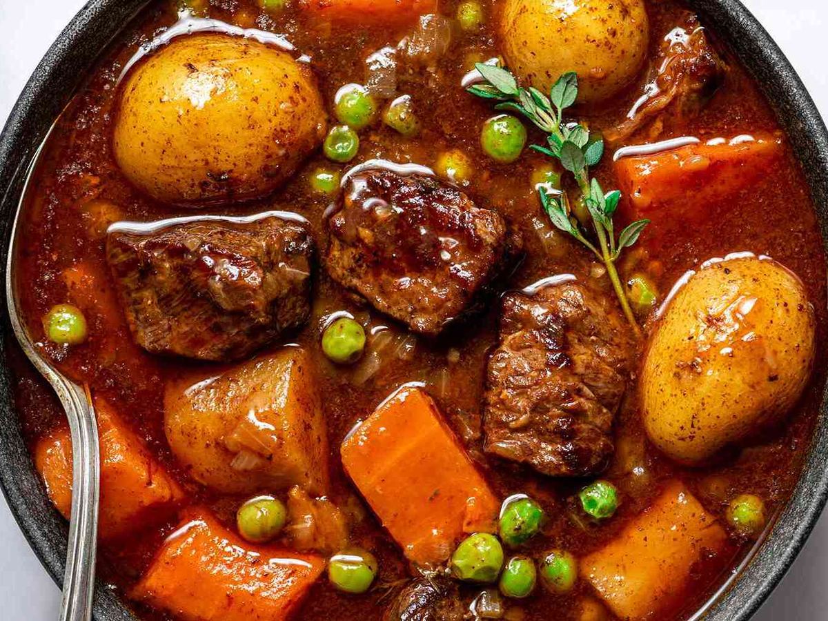 Biff Stew med rødvin [Video+Recipe]