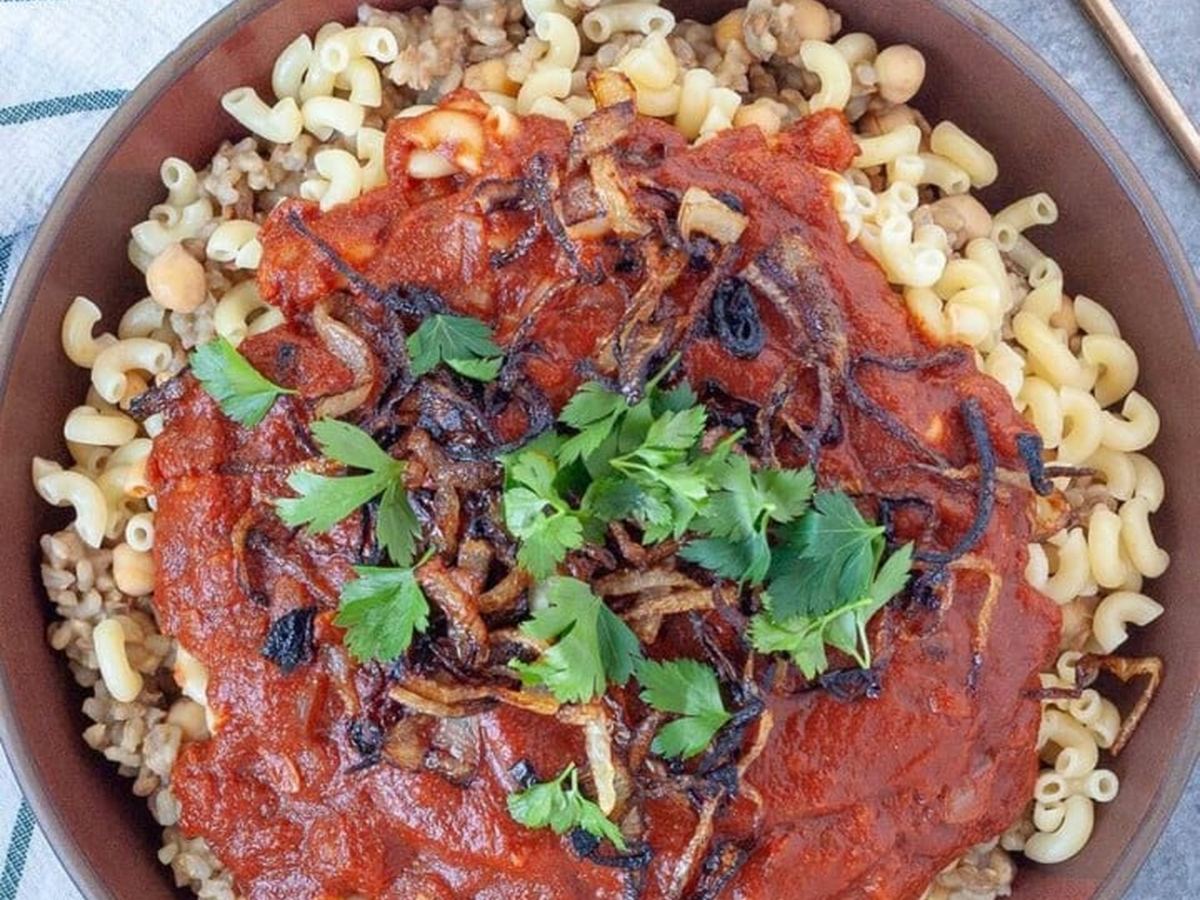 egyptisk Koshari (glutenfri)