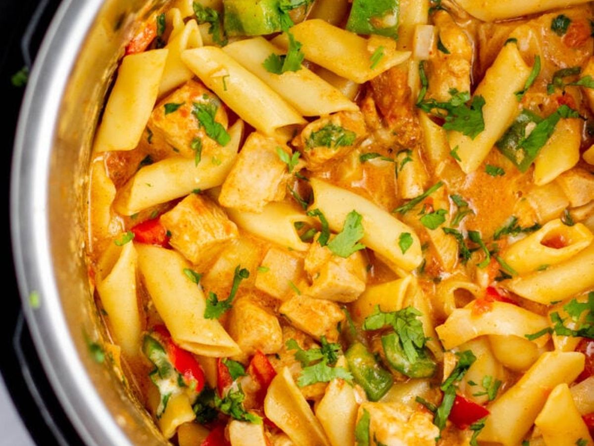 Fajita-kyllingpasta