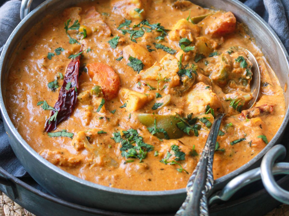 Indisk grønnsak-korma