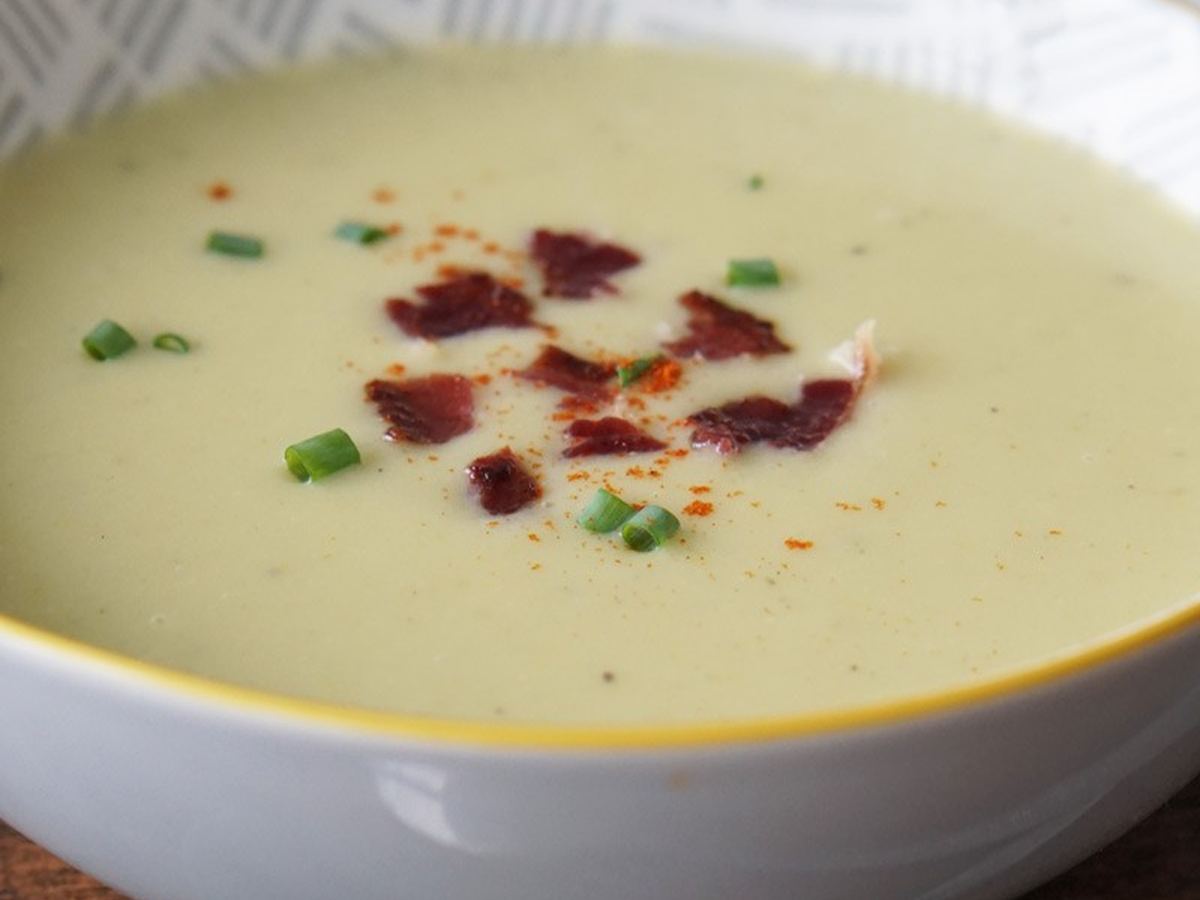 Potet- og purresuppe