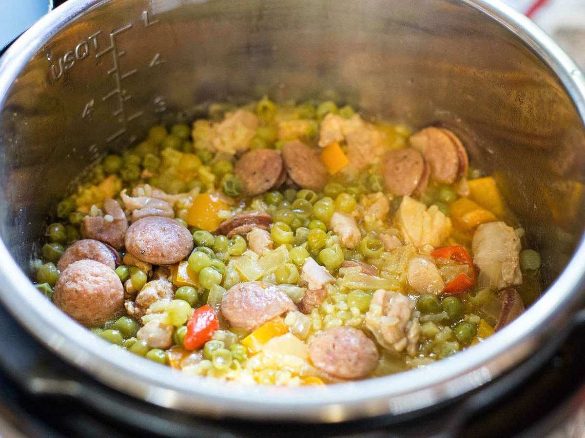 Spansk paella med kylling