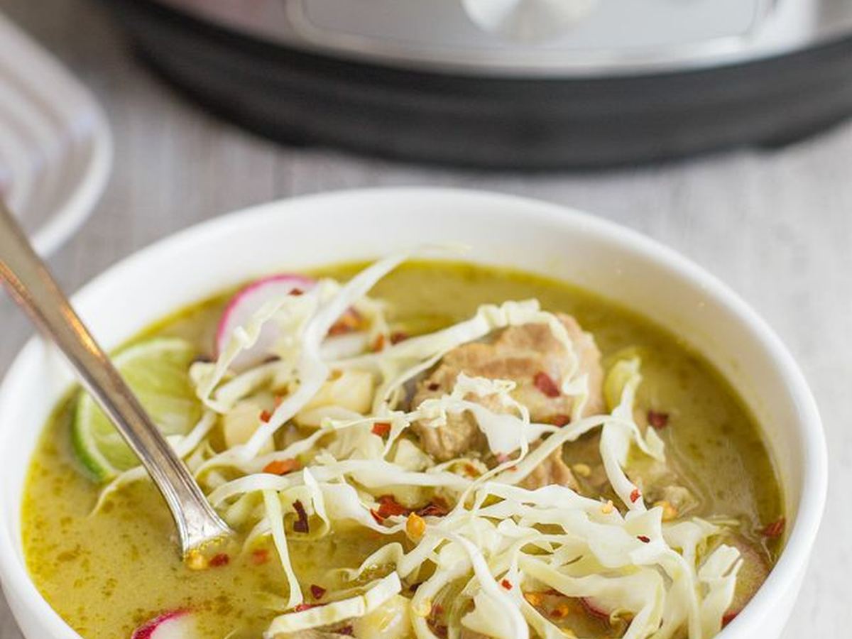 Sunn Pozole Verde {Instant Pot | Slow Cooker}