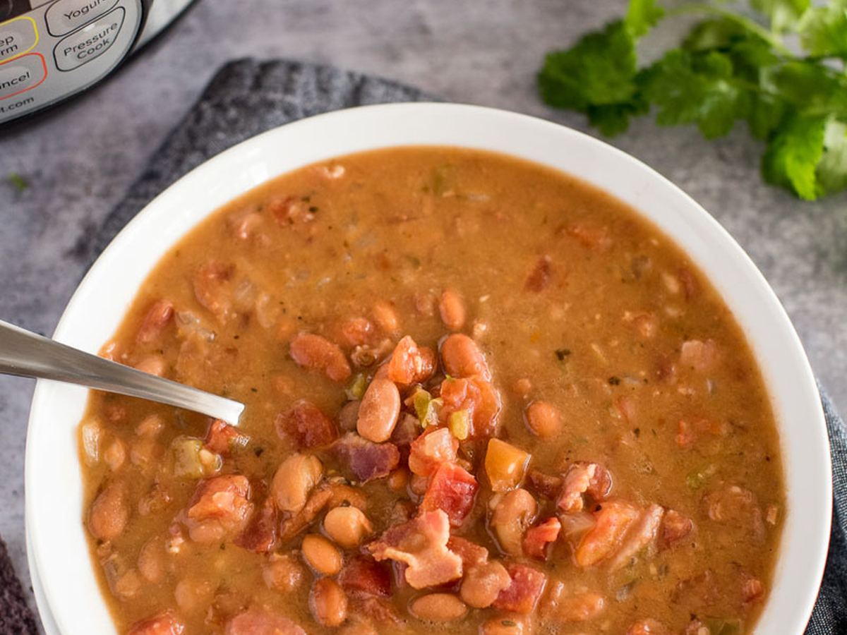 Trykkkoker Smoky Ham Hock & Pinto Bean Suppe