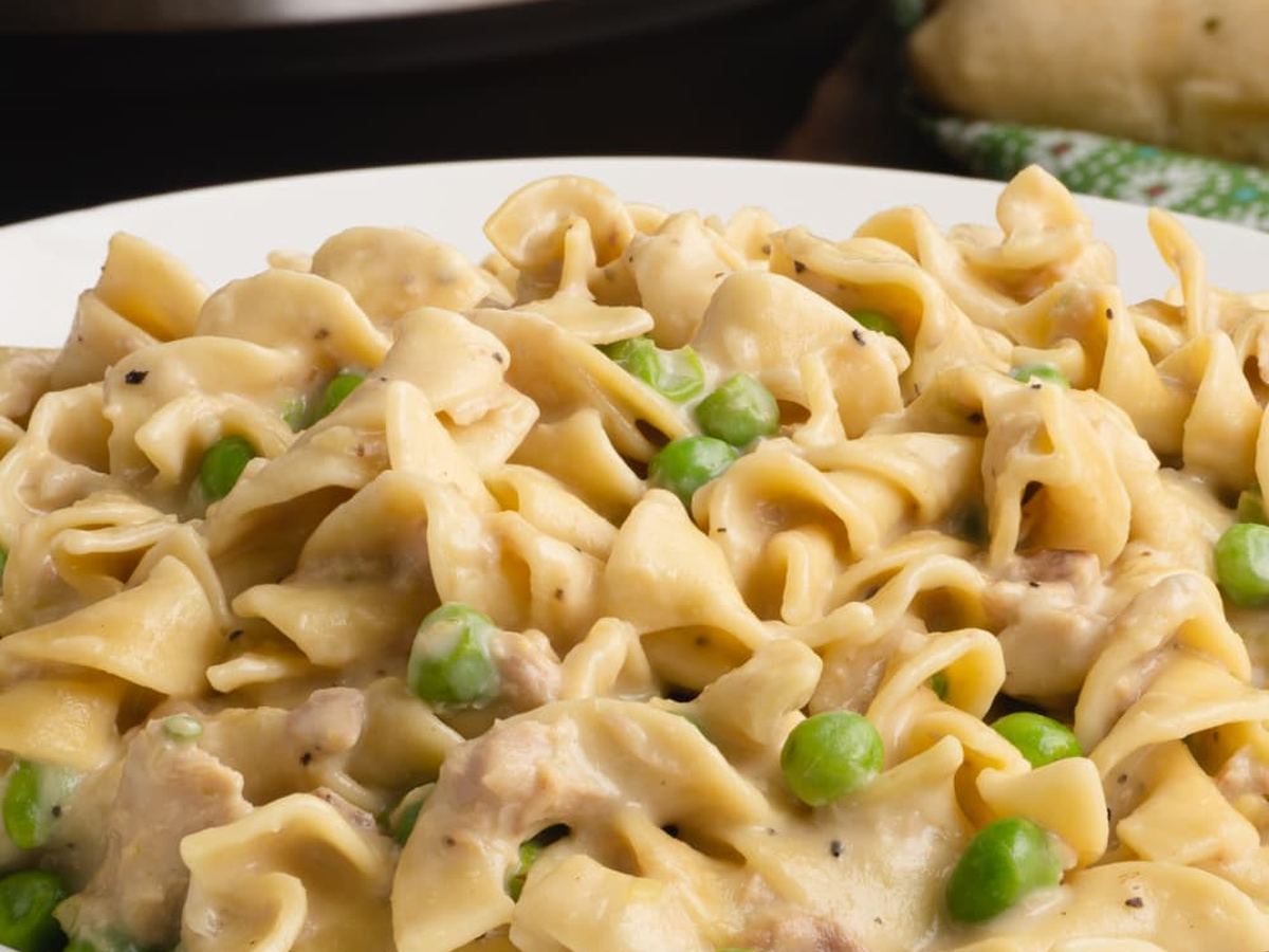 Tunfiskform med pasta